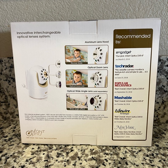 BRAND NEW NEVER OPENED- Infant Optics DXR-8 wireless monitoring system - Picture 2 of 3